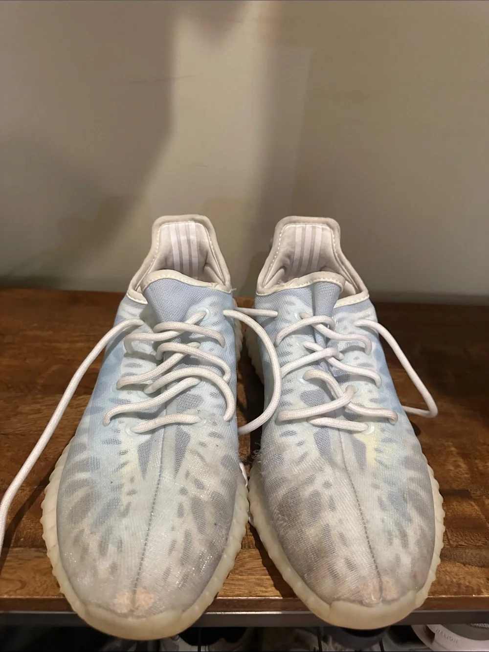adidas Youth Athletic Sneakers in Light Blue and White